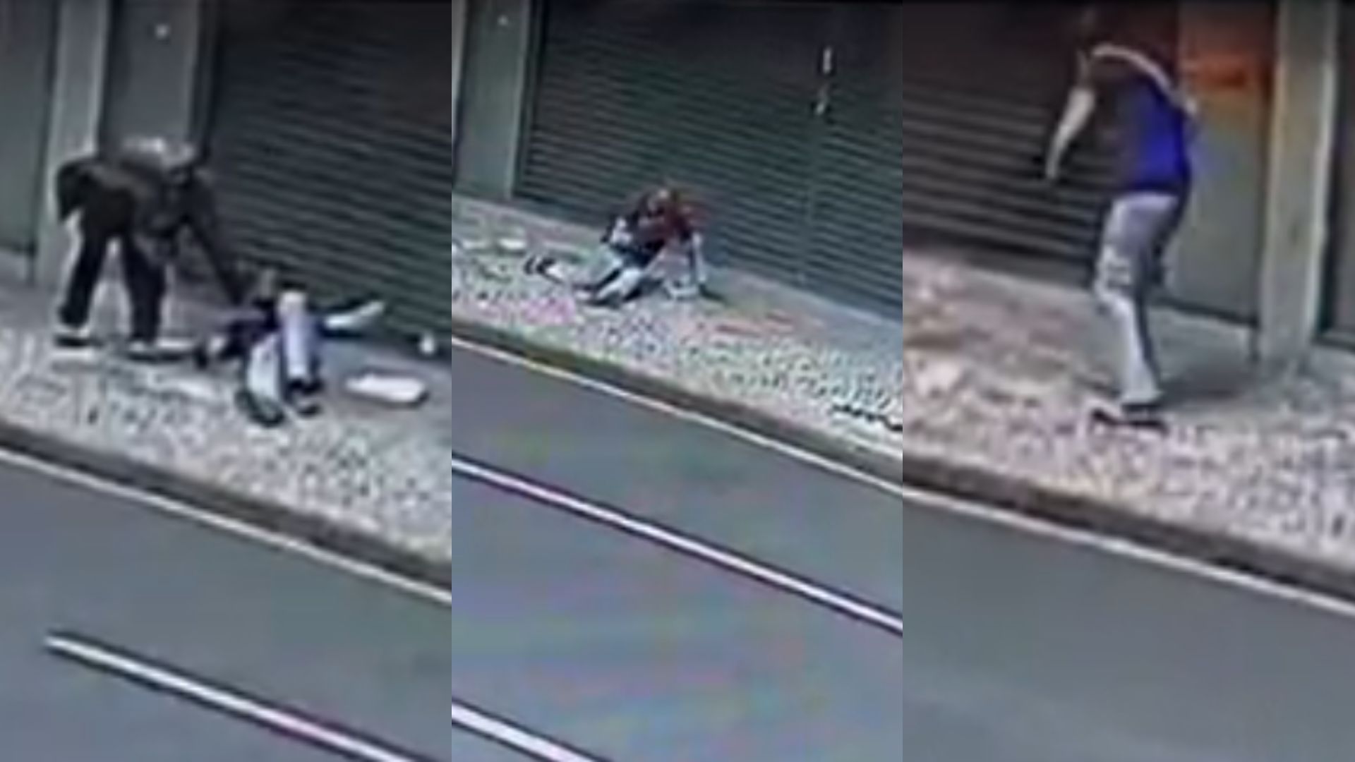 Idoso é preso por atear fogo em homem em situação de rua