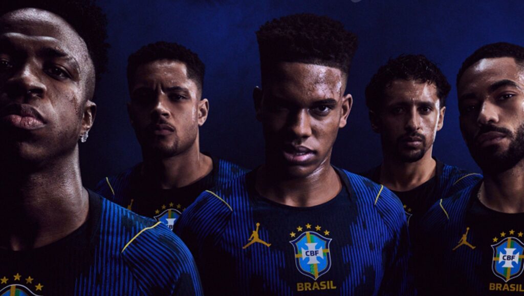 Vaza suposto uniforme reserva completo do Brasil para a Copa 2026