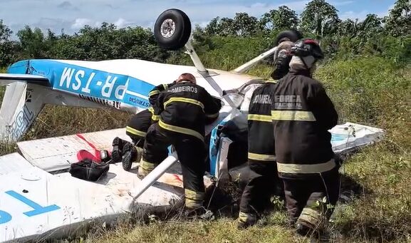 Vídeo mostra avião momentos antes de acidente em Manaus com tragédia