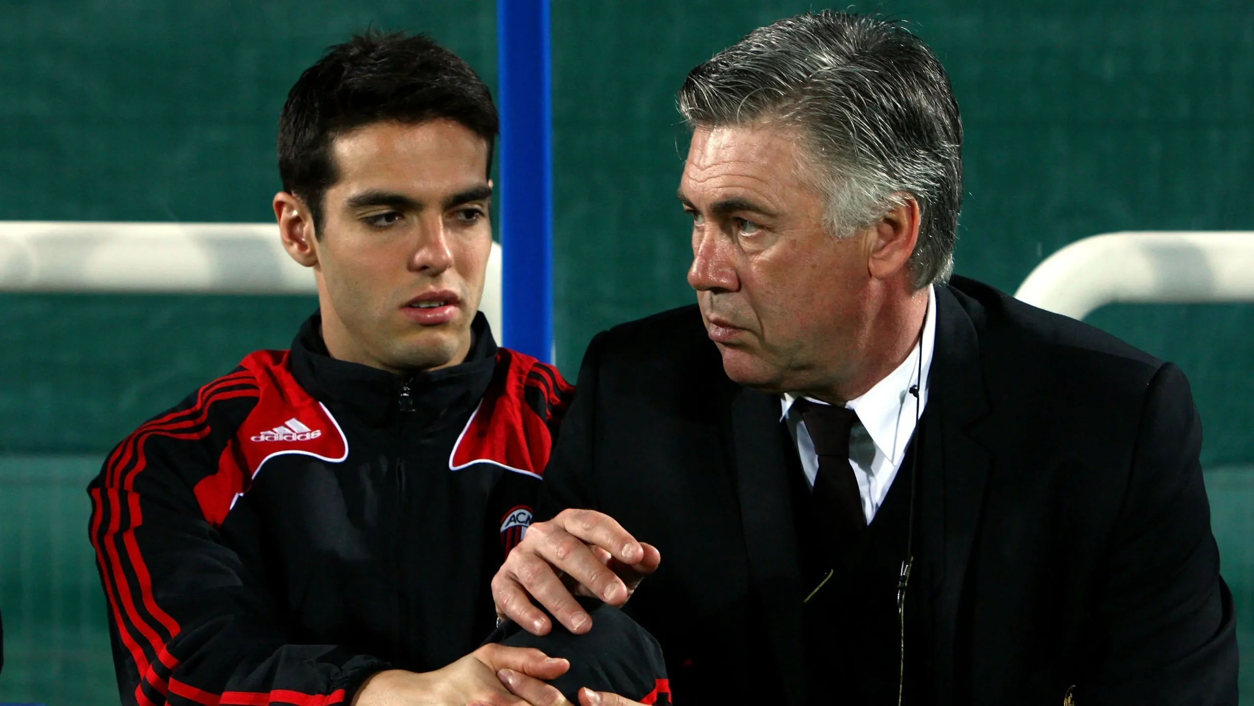 Carlo Ancelotti e Kaká entram para o Hall da Fama do Milan agora