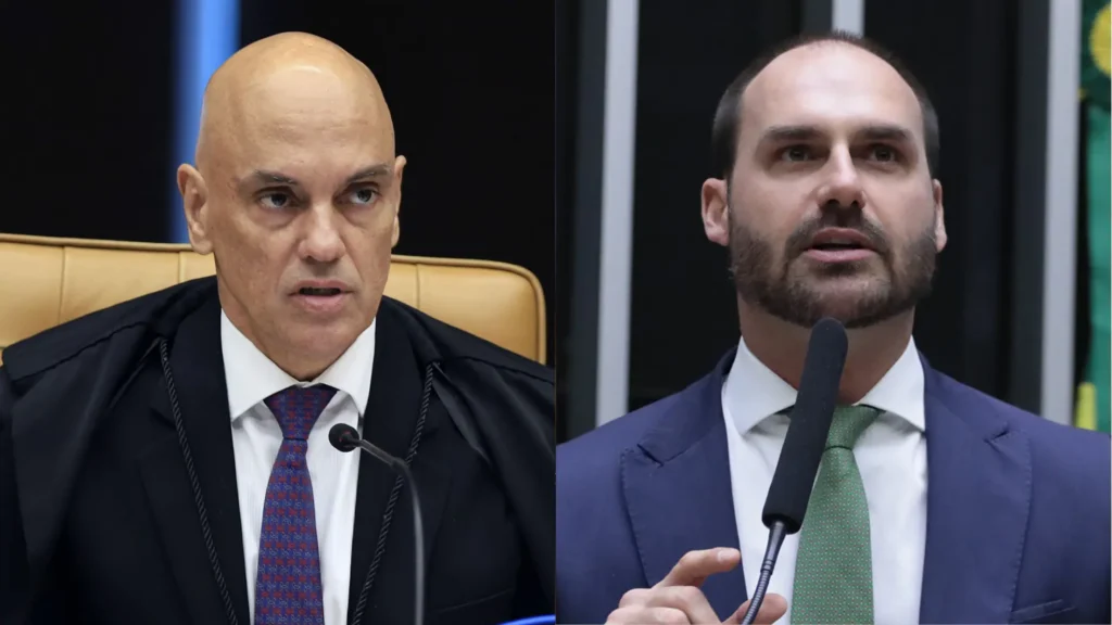 DPU diz ao STF que Moraes não pode julgar ação contra Eduardo Bolsonaro