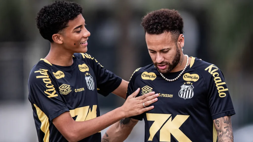 Polêmica entre Neymar e Robinho Jr. expõe crise no Santos