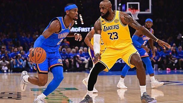LeBron brilha, mas Thunder vence Lakers no Jogo 1 decisivo