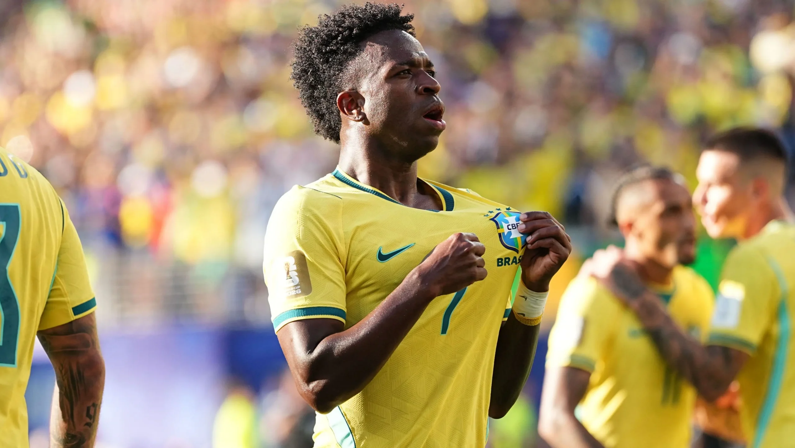 Vini Jr. se recusa a responder pergunta em espanhol: apoio ao Brasil