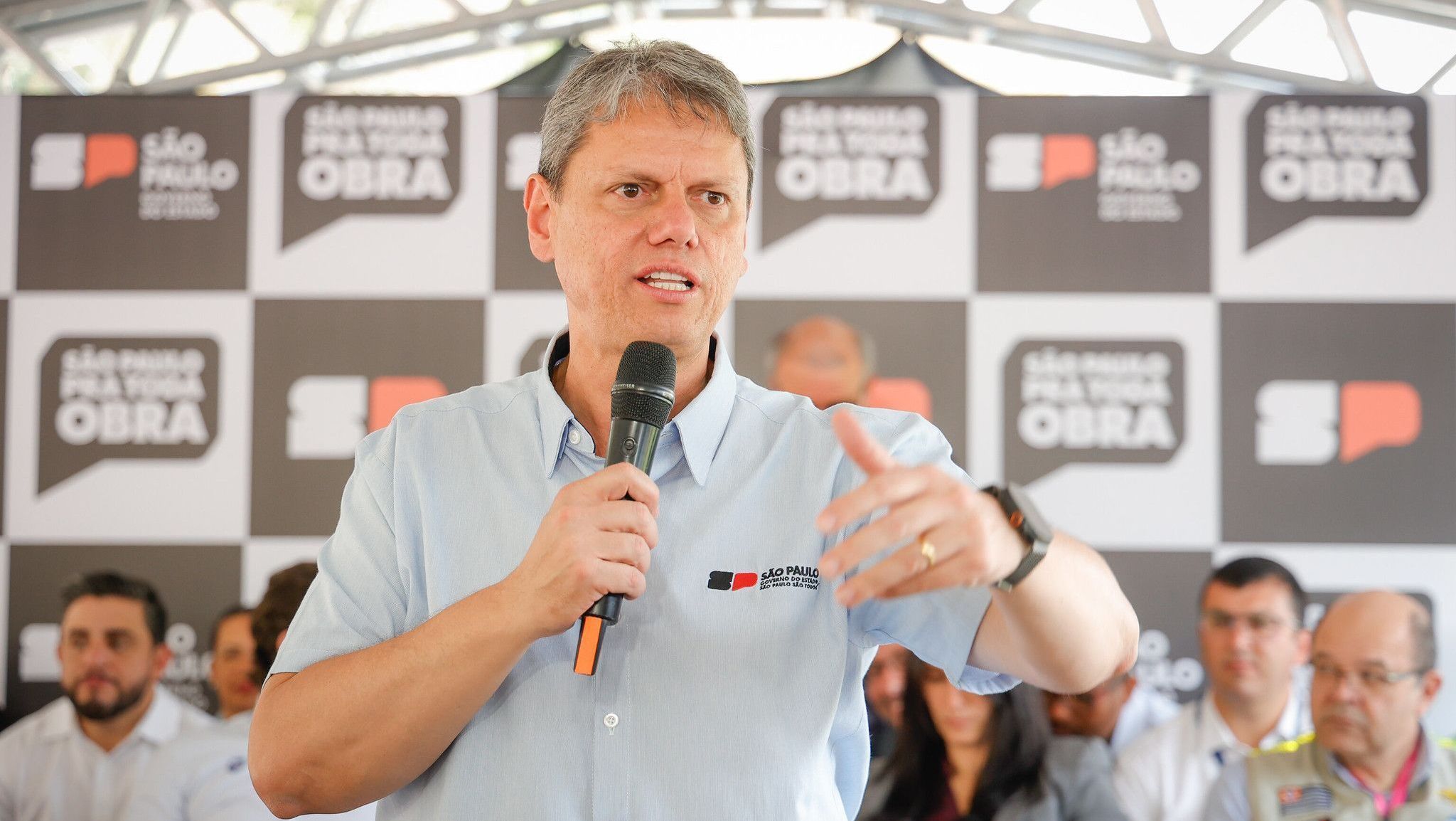 PRD e Solidariedade apoiam reeleição de Tarcísio em SP