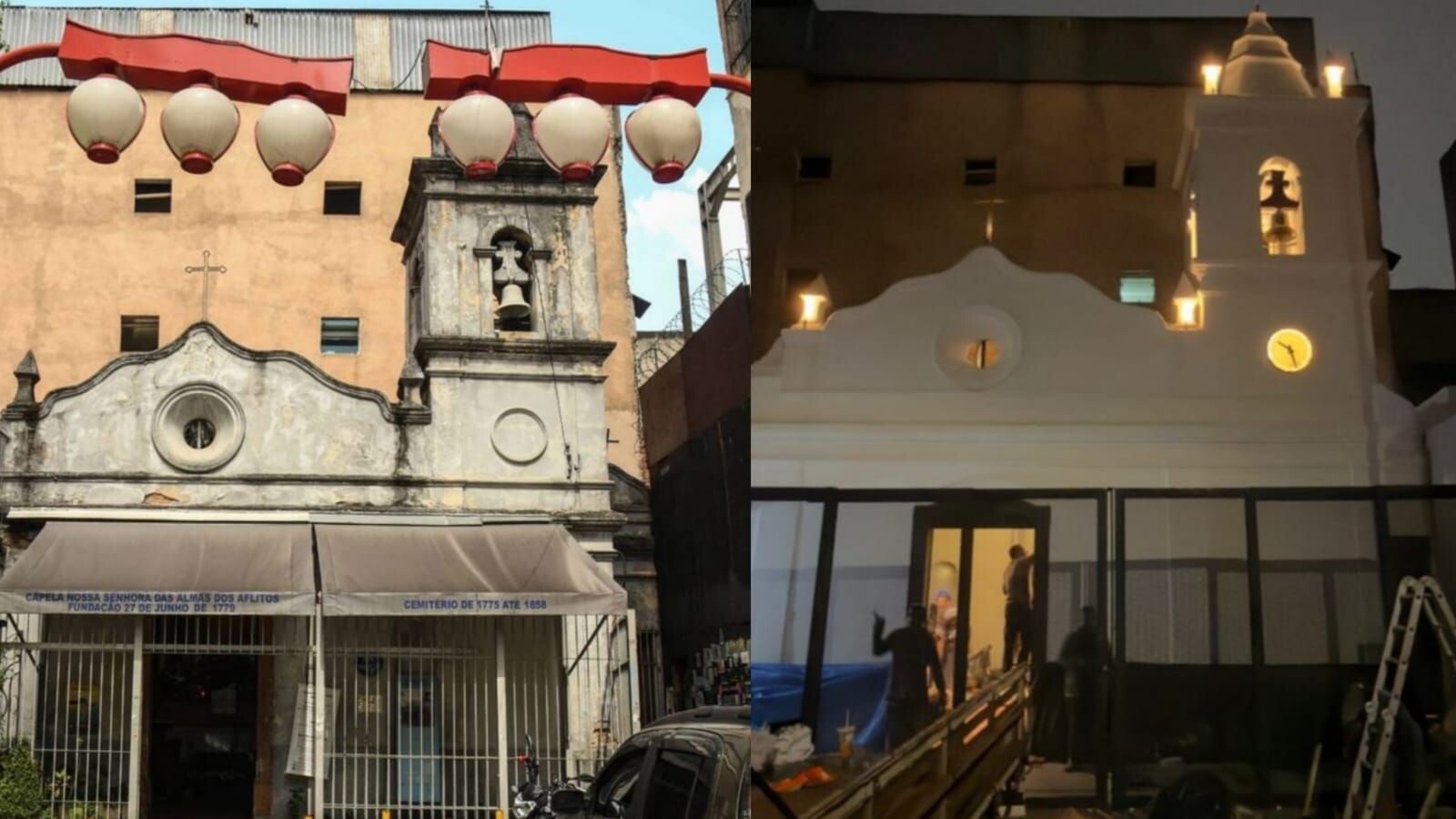 Capela reabre em SP e revela história de escravidão oculta