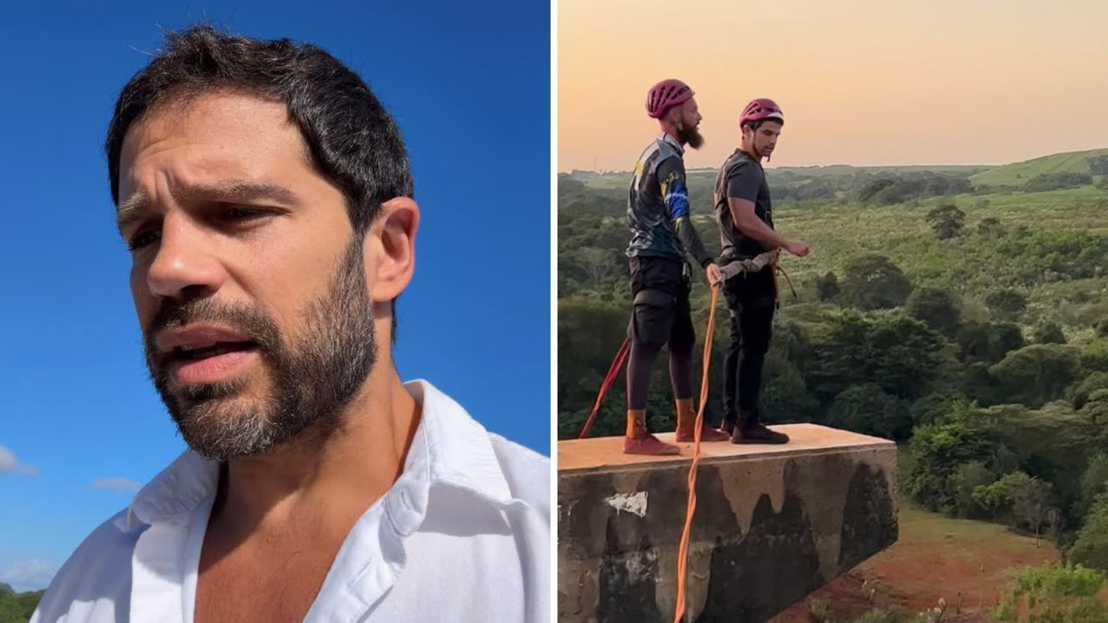 Duda Nagle revela que saltou do mesmo lugar: experiência impactante