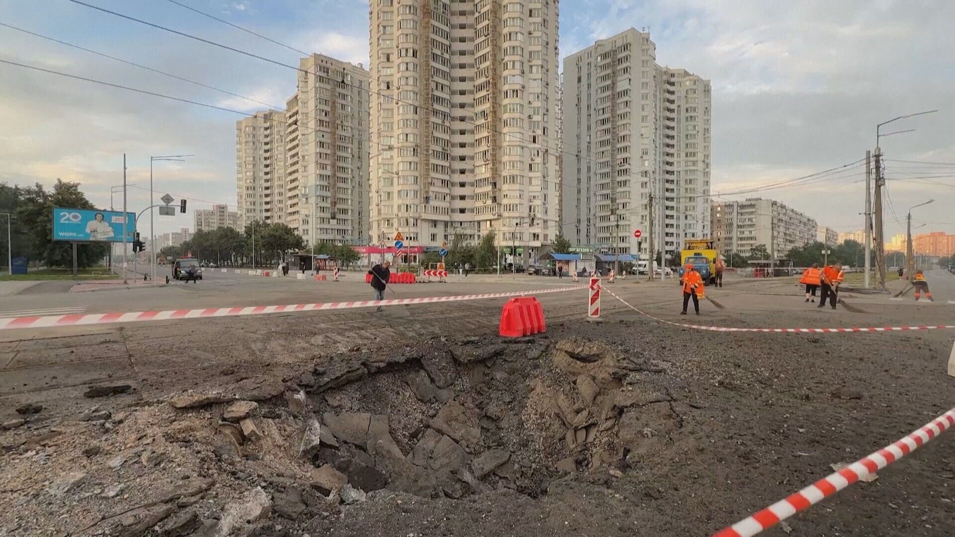 Ataque da Rússia contra Kiev deixa 10 feridos e provoca caos