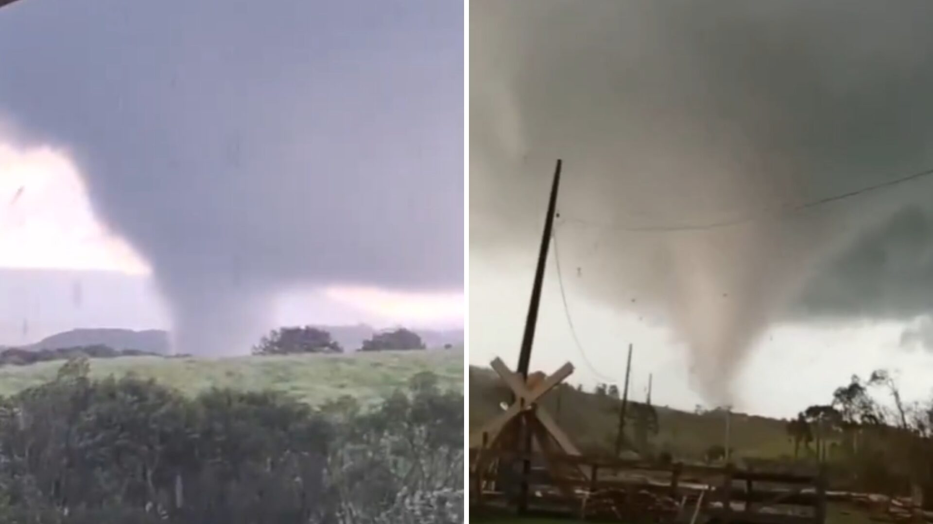 Tornado atinge cidade no Paraná e causa destruição significativa