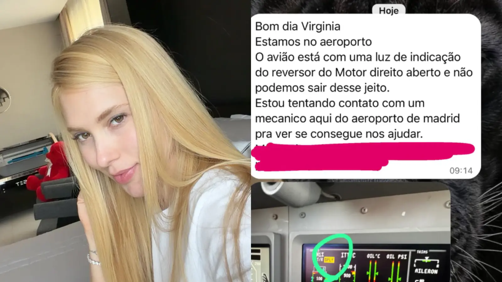 Após imprevisto com jatinho, Virginia relaxa na casa de Vini Jr.