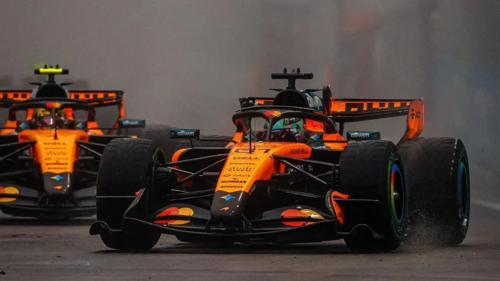 Lando Norris pede desculpas à McLaren após colisão em Cingapura