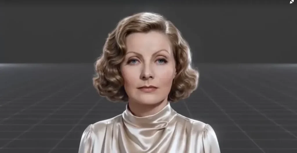 IA traz atriz Greta Garbo de volta em campanha inovadora