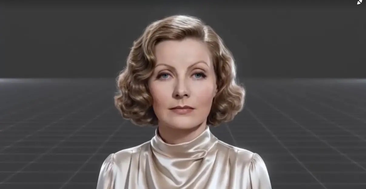 IA traz atriz Greta Garbo de volta em campanha inovadora