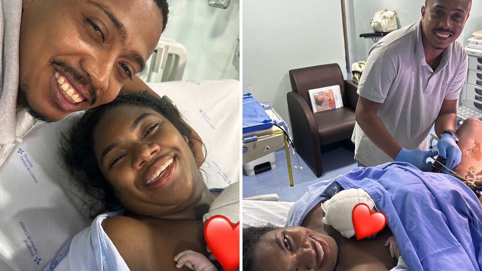Raquel Brito, irmã do ex-BBB Davi, celebra o nascimento do filho